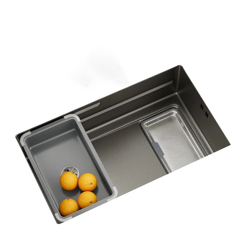Modern SS304 Kitchen Sink, Under Table Sink, Embedded Sink, 16 Gauge