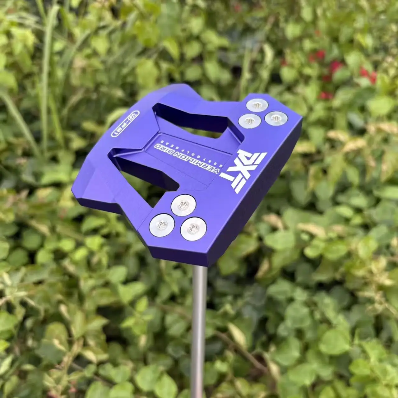 VB P21 High MOI Golf Putter Mallet Style Golf Club CNC Machined Aluminum Head Adjustable Weights Aiming Arrow Golf Putter