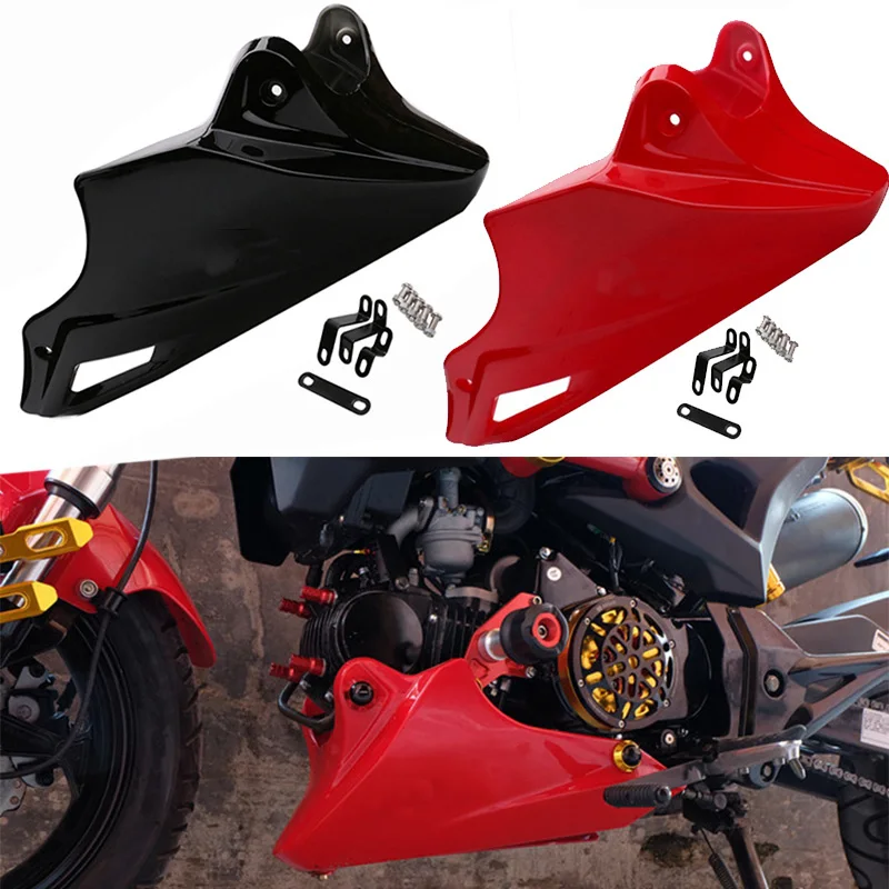 Para Honda Grom MSX125 SF MSX 125 125SF MSX125SF cubierta de protección de motor de motocicleta chasis bajo protector placa de deslizamiento Accesorios