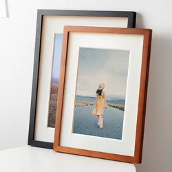 Wooden Photo Frame for Wall Hanging 21X30 30X42 40X60 A4 Wood Picture Frame Stand for Pictures Photo Decor Commemorative Gift