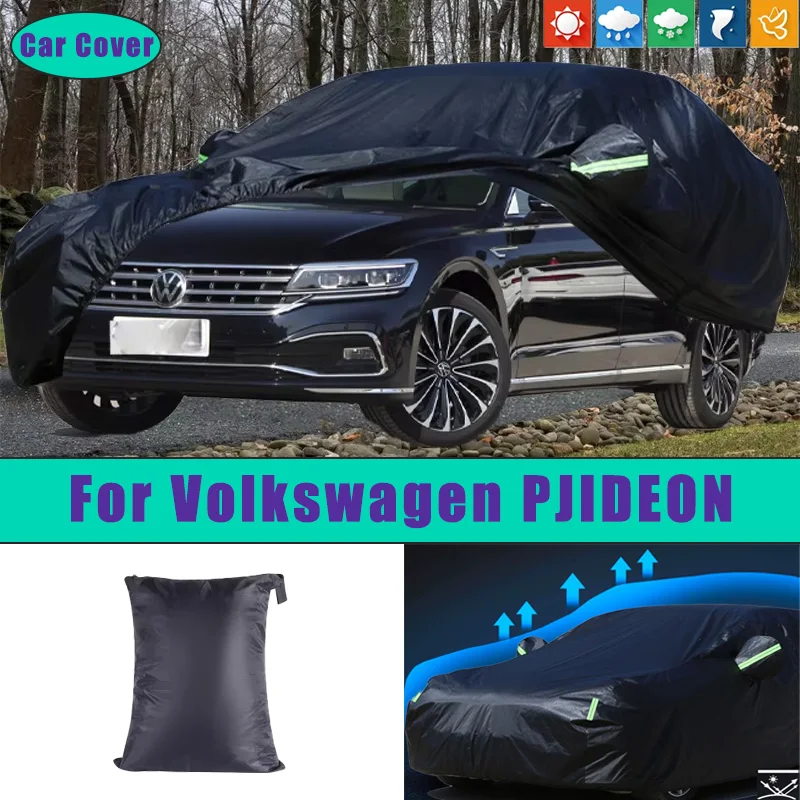 

Car Full Outer Cover Outdoor Waterproof Dustproof Sun Rain Snow Protection Exterior Car Accessories For Volkswagen PJIDEON