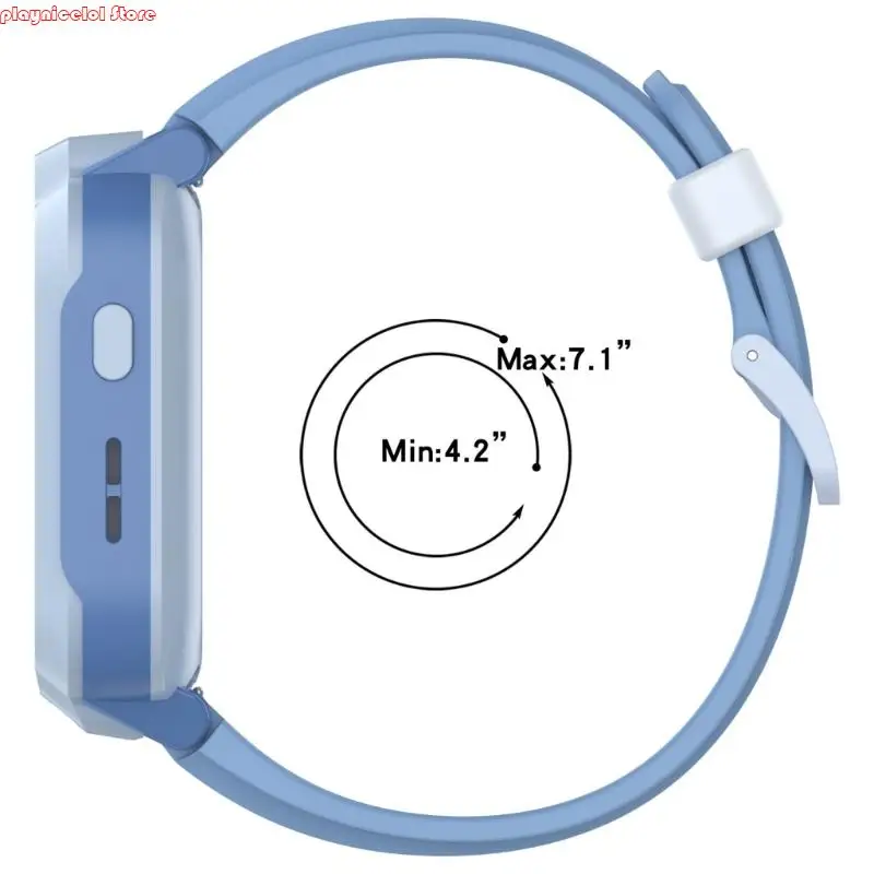 e8ba المعصم الناعم مع أداة التثبيت استبدال الساعات الذكية أحزمة حزام التنفس للأطفال مشاهدة 15 ملم