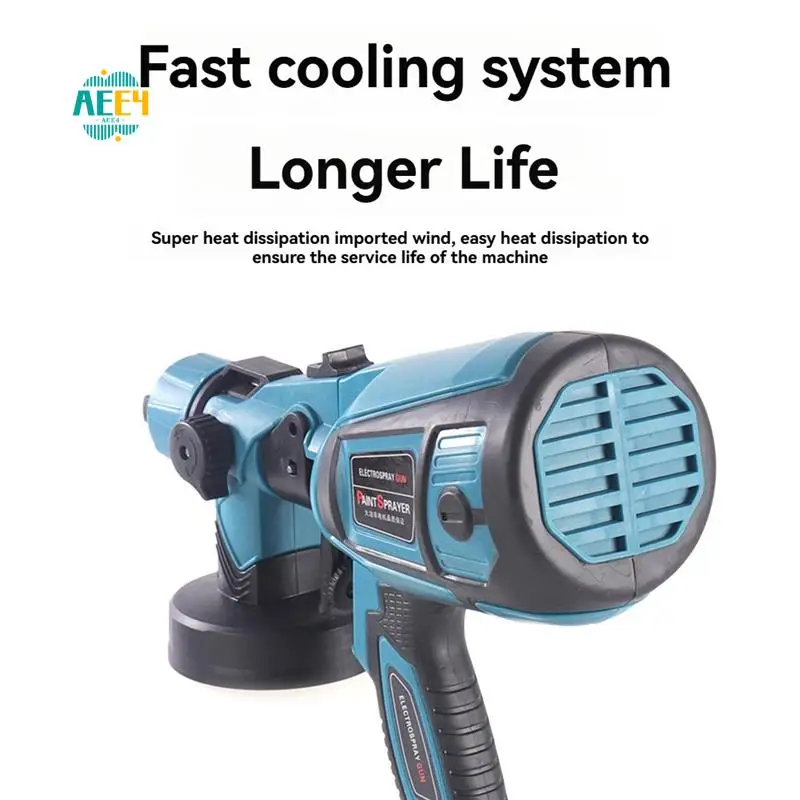 

AEE4-портативный электрический инструмент, 1400 мл, распылитель краски, 650-800 Вт, автомобильная мебель, стальное покрытие, аэрограф, бытовой инструмент для рисования