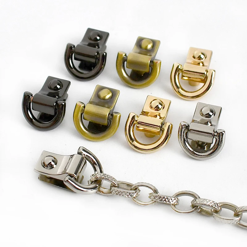 

5/10/20Pcs 22mm Metal Buckle Bag Strap Side Clip Handbag Shoulder Straps Link Ring Luggage Chain Screw Hook DIY Bags Accessories