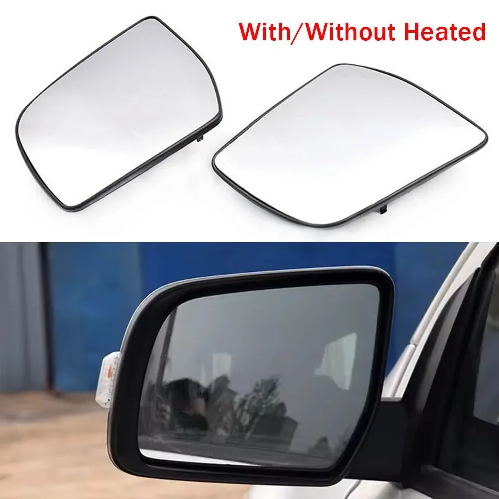 

Для Ford Ranger 2012-2020 F150 2004-2010 1x левый и правый боковой объектив заднего вида, разделенное зеркало, дверное стекло с подогревом, детали линз заднего вида