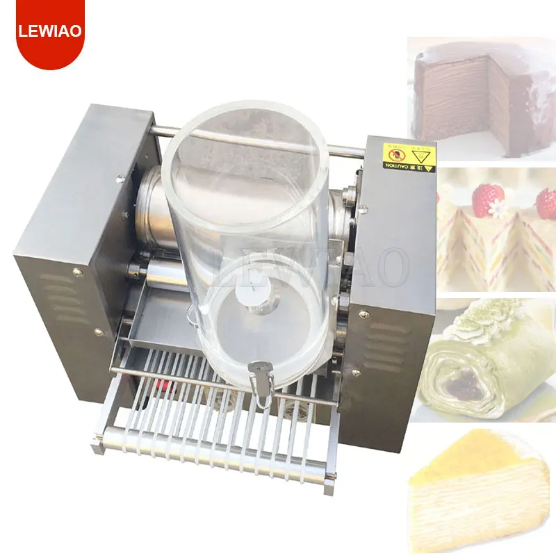 Table Layer Birthday Egg Rolls Skin Mille Crepe Cake Making Machine