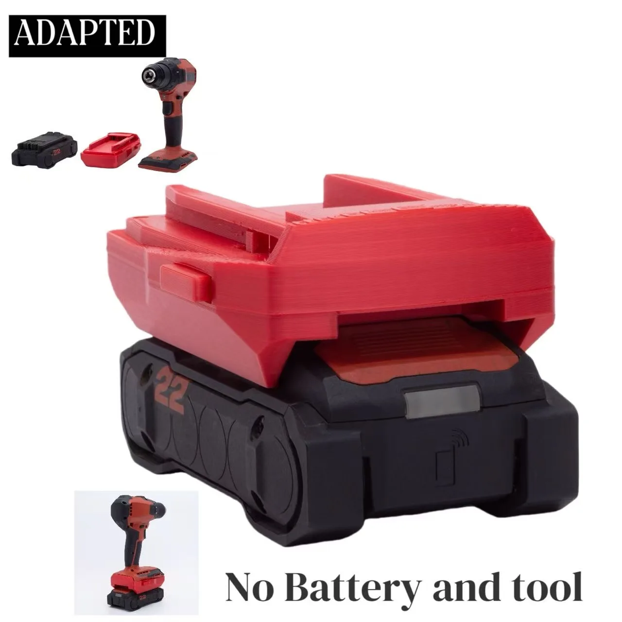 Converter / Adaptor-For Hilti Nuron (B22-55 B22-85 B22-170 B22-255)  Lithium Battery Use For  HILTI B22  Battery Series Tools