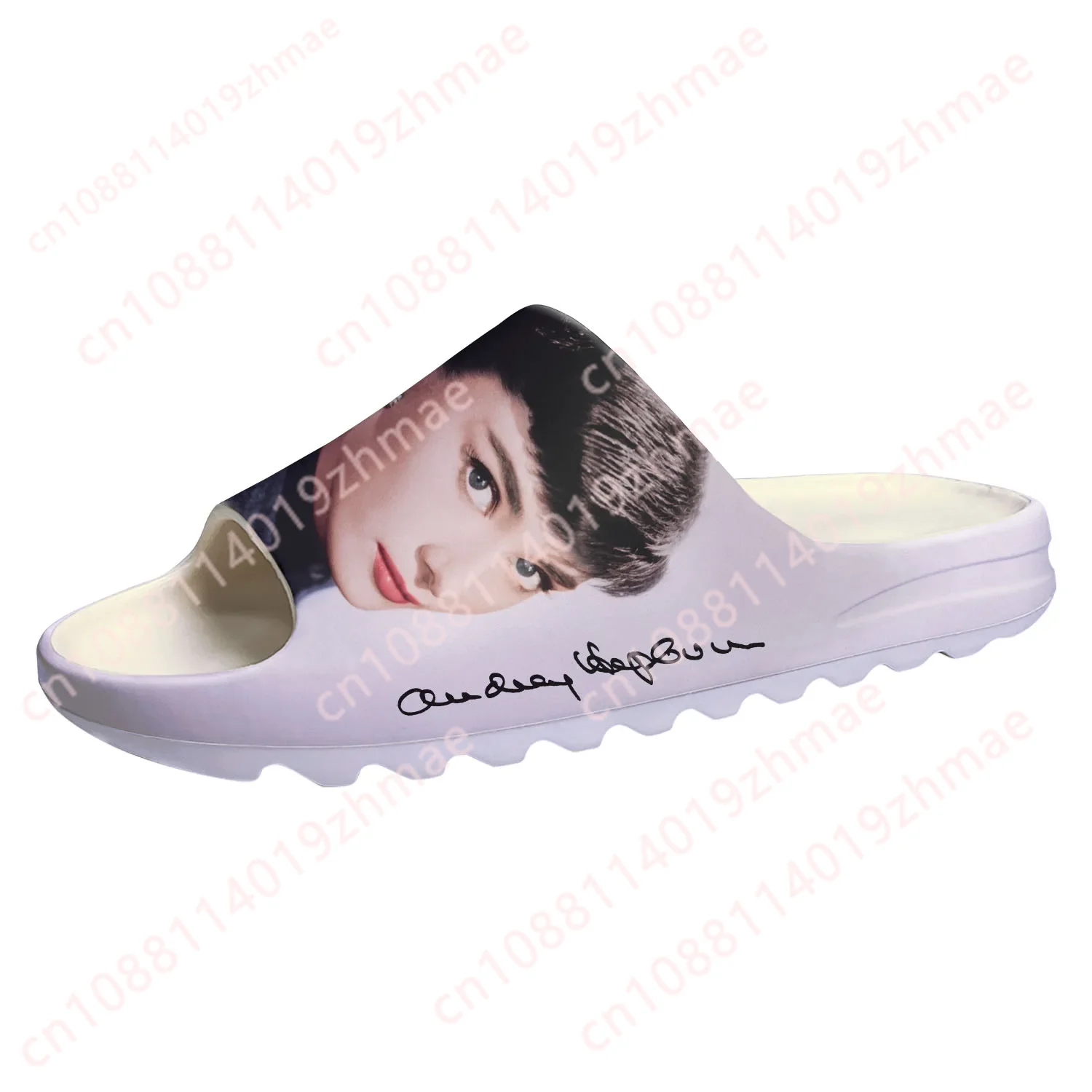 Audrey Hepburn Soft Sole Sllipers Home Clogs Customized Step On Water Shoes Mens Womens Teenager Step in Sandals