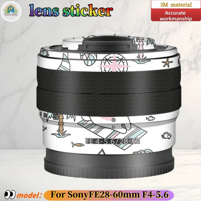 FE2860F4 For Sony FE28-60mm F4-5.6 Camera lens sticker, DIY skin, Precision tailoring wear-resistant protective film