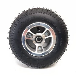 9 inch Pneumatic Tire Wheel 2.80/2.50-4 for Electric Wheelchair Front Wheel Old Scooter with Rim