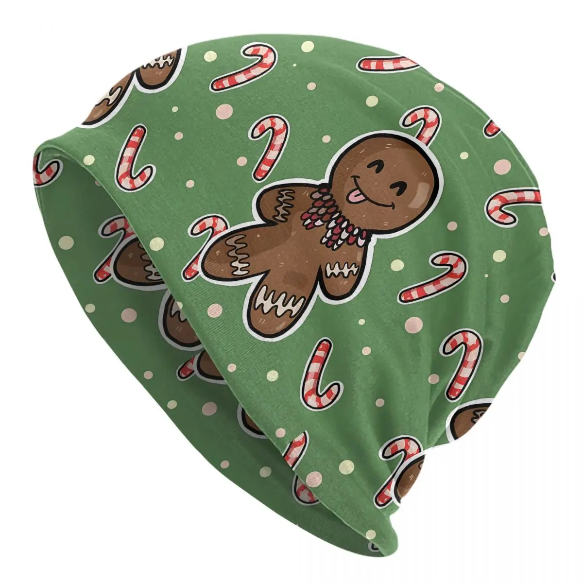 Gingerbread Friend Unisex Bonnet Thin Outdoor Double Layer Hats For Men Women