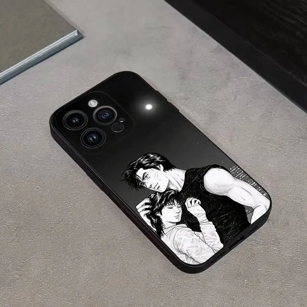 City Hunter Comic Phone Case For iPhone 16,15,14,13,12,11 Plus,Pro Max,XS,X,XR,SE,Mini,8,7,Soft Silicone Black Cover