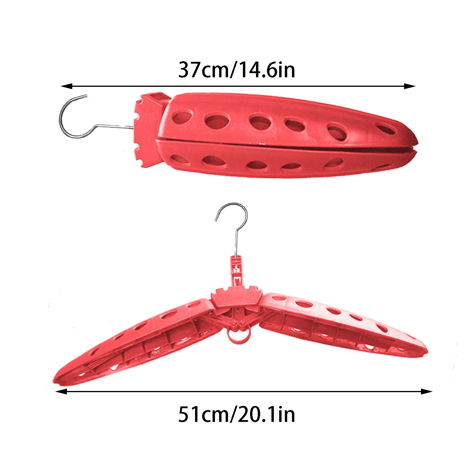 Gancio per muta pieghevole appendiabiti per immersione ad asciugatura rapida appendiabiti ventilato appendiabiti pieghevole ventilato per surf e immersioni subacquee