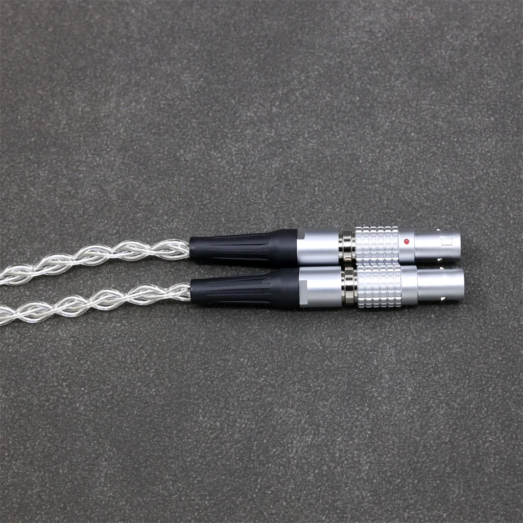 الفضة النقية البلاديوم سماعة كابل ، 8 الأساسية ، 99% ، 7n ، البؤري قصر النظر الدقة الدوائر سماعة ، LN008391