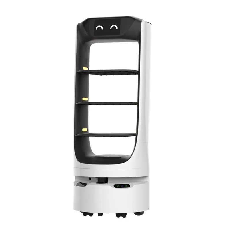 Voice broadcast food delivery robot waiter catering robot cafe catering industry
