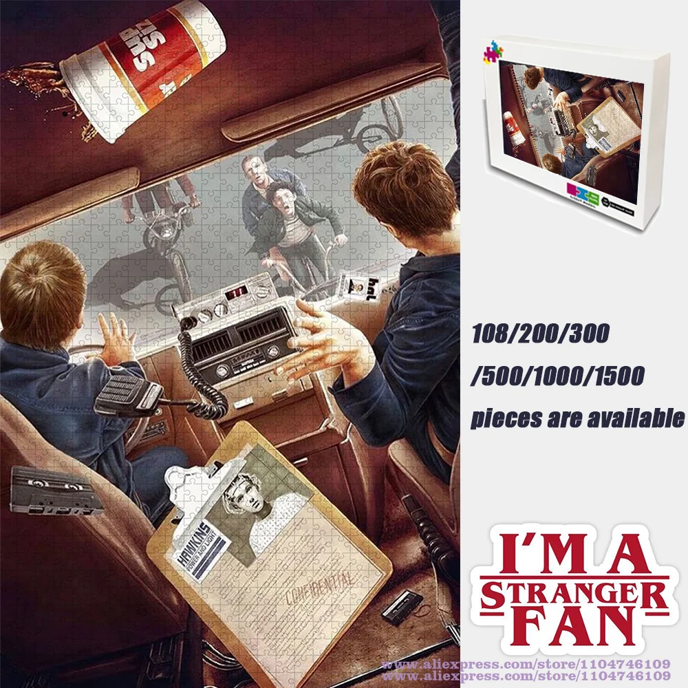 

Пазл «Очень странные дела», 108/200/300/500/1000/1500 шт., интеллектуальные пазлы для детей и взрослых, пазлы, подарки, украшение дома