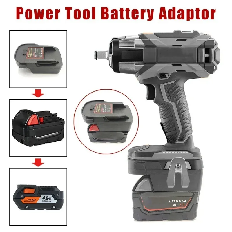 Battery Adapter for ML 18V Li-ion Batteries Converts ML Battery To Lithium-ion Batteries Compatible