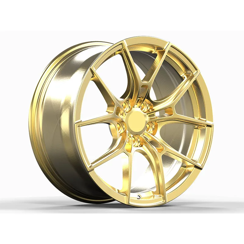 

Custom Luxury Series Racing Car Wheels For 18-22 Years Polished Aluminum Alloy Bright Finishing Spokes Passenger Car Wheels