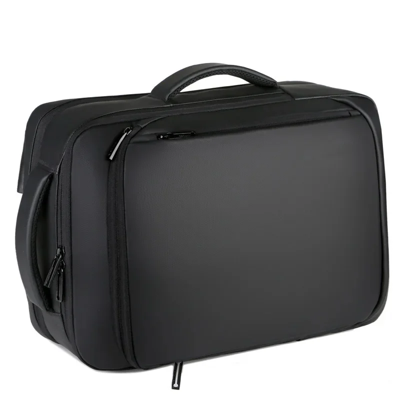 men's-business-waterproof-laptop-backpack-156-inch-usb-charging-port-school-bag-for-men-travel-backpacks double-shoulder-bag