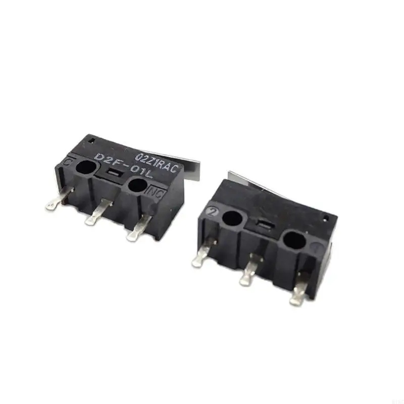 Mouse original MicroSwitch D2F-01L Switches limite 10milion cliques Japão DOT cinza 1.47N 2PCs/10pcs