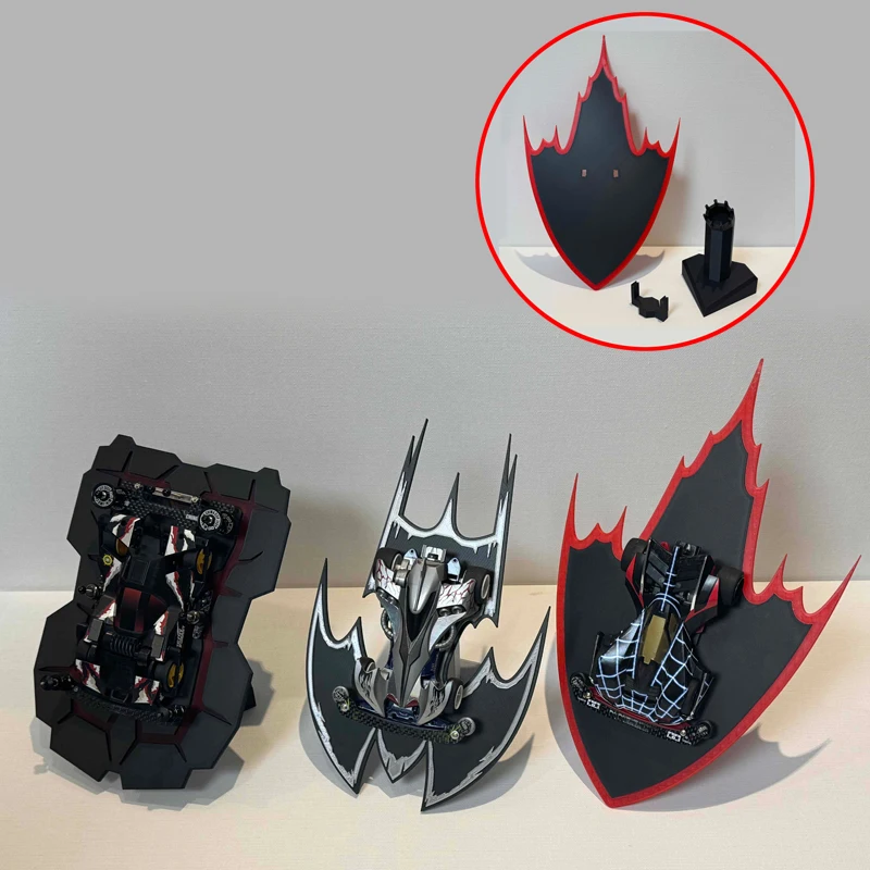 

1Set Mini 4WD Car Model Rack for S1/S2/FMA Chassis Spider/Devil Scene Backboard Storage Bracket Support Multi Angle Display