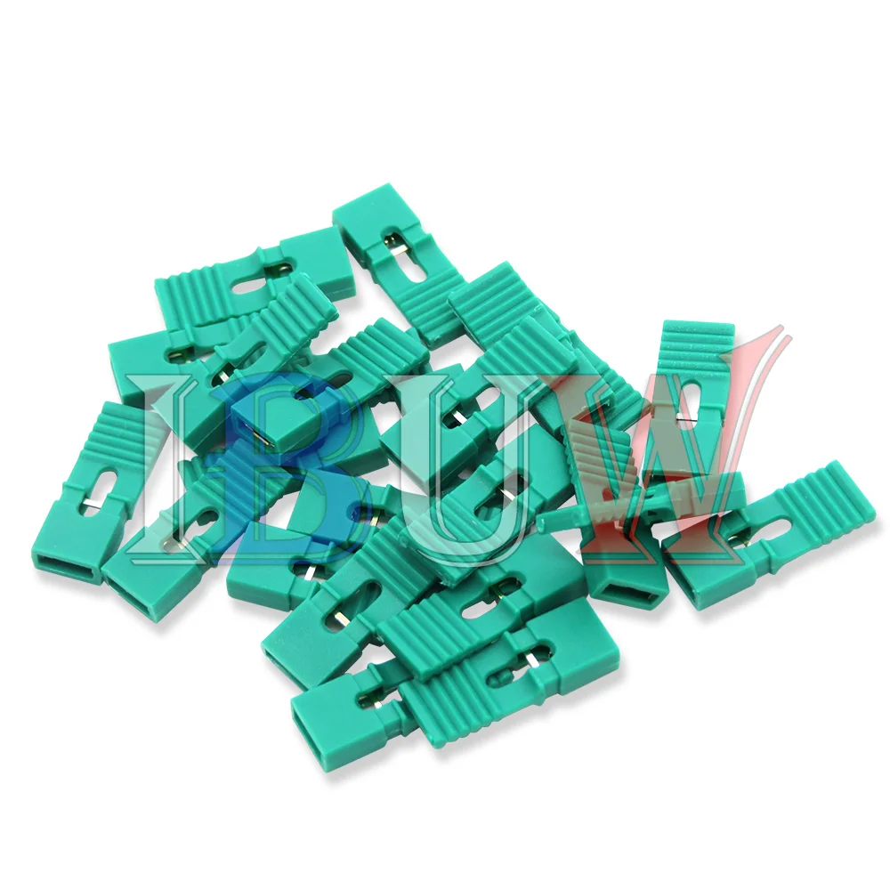 100PCS Jumper Cap 2.54mm Pitch Pin Header Connector Long Type Jumper Plug Cover DIY Repair Parts diygba