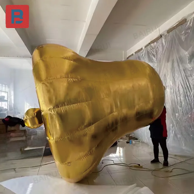 

Надувные золотые часы, гигантское рождественское украшение часов, с воздуходувкой, уличный квадрат и реквизит для украшения торгового центра