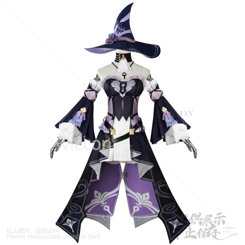 Adult Herta Cosplay Anime Game Honkai Star Rail Costume Dress Lolita Uniform Wigs For Halloween Christmas Girls Woman Customized