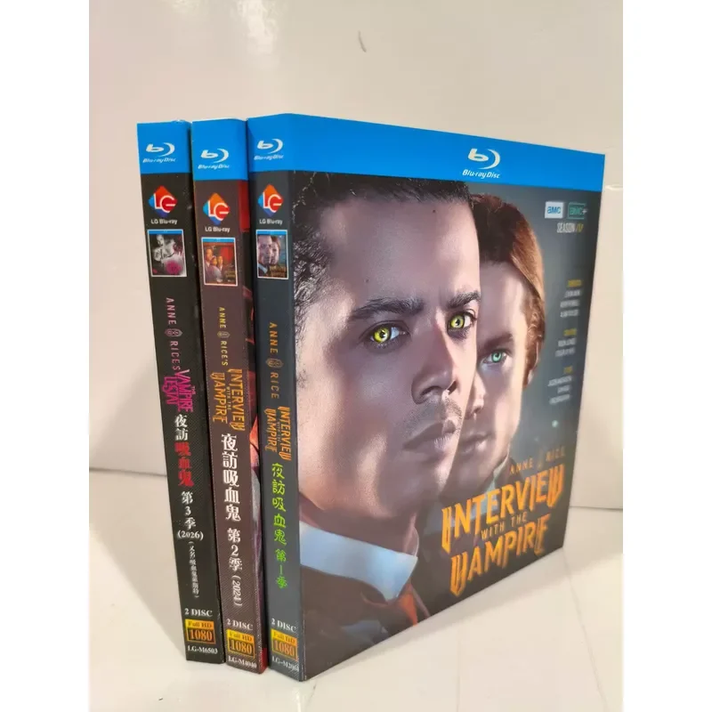 Blu-ray Disc Night Interview with the Vampire Season 1 Season 2 Season 3 Original Sound Chinese Subtitles