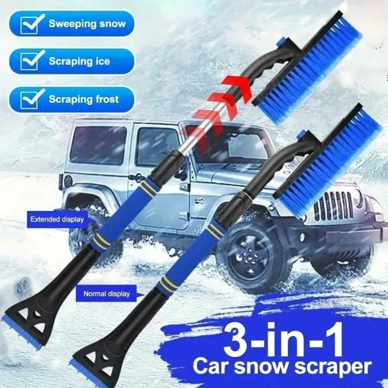 

3 in 1 Snow Ice Scraper Snow Brush Shovel Removal Brush Car Vehicle for the Car Windshield Cleaning Scraping Tool Winter Tool