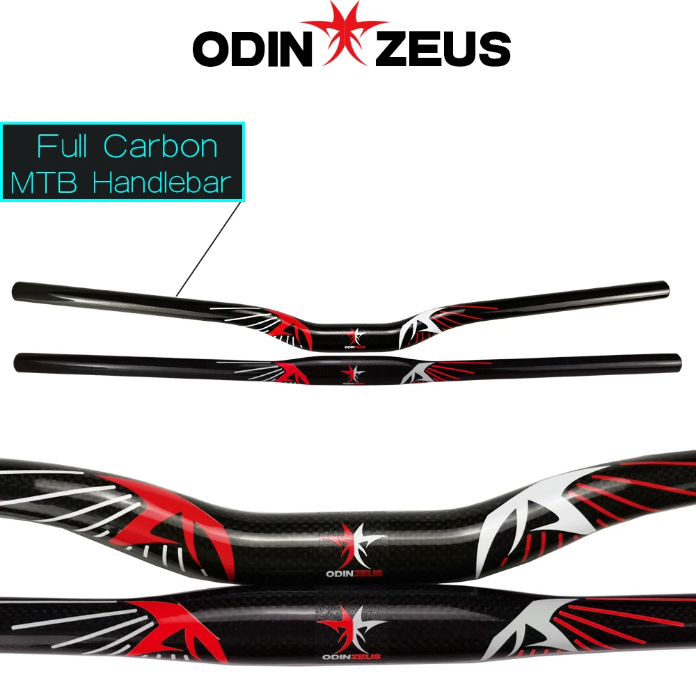 

Odinzeus new all carbon fiber multi size mountain bike handlebars 31.8 * 580/600/620/640/660/680/700/720/740mm