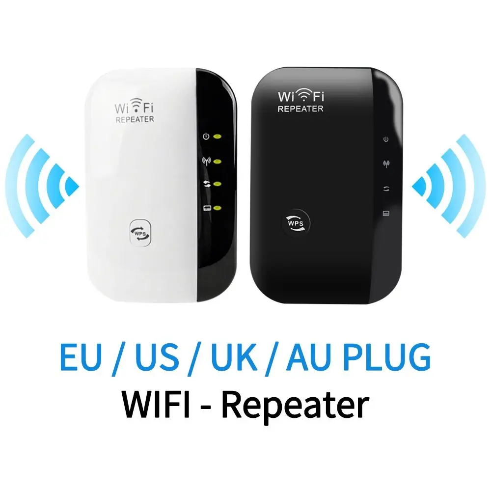 High Quality 300Mbps WiFi Range Extender 4/7 Lights 802.11bgn WIFI Repeater US/EU/AU/UK Wireless WiFi Signal Booster Office