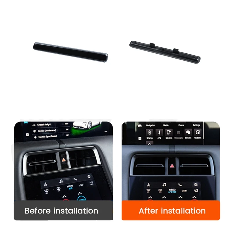 Für porsche taycan 9 j1 2019-2024 ersatzteile mittlere klimaanlage entlüftung links kipphebel auslass einstellung plektrum