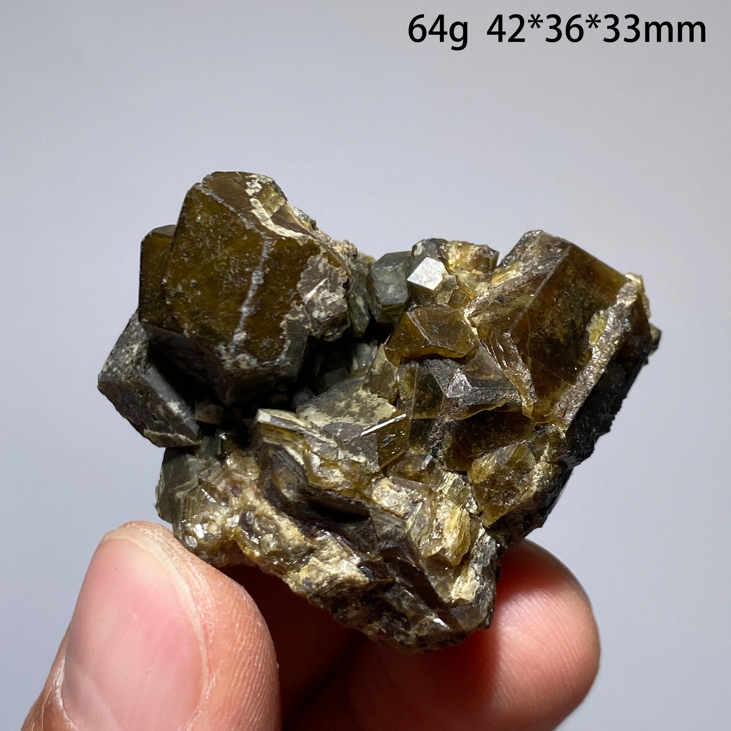 Natural Raw Rock Andradite Garnet Quartz Stone Mineral Specimen Stones And Crystals Healing Grystals Quartz Home Decorations