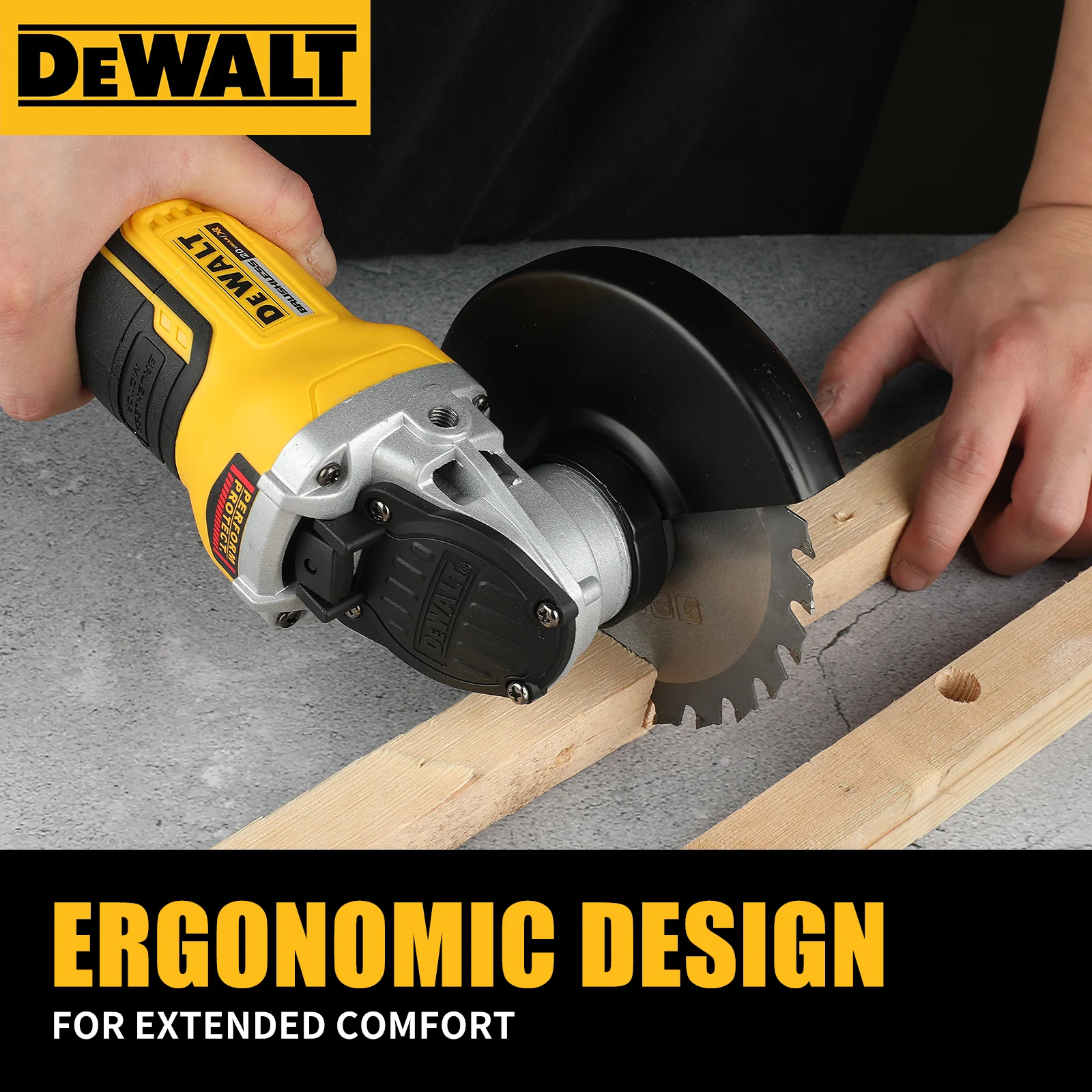 

DEWALT 125 мм Угловая шлифовальная машина DCG406 Бесщеточная угловая шлифовальная машина Maglev для резки металла с зарядкой 4-1/2 дюйма 414N с ручным тормозом
