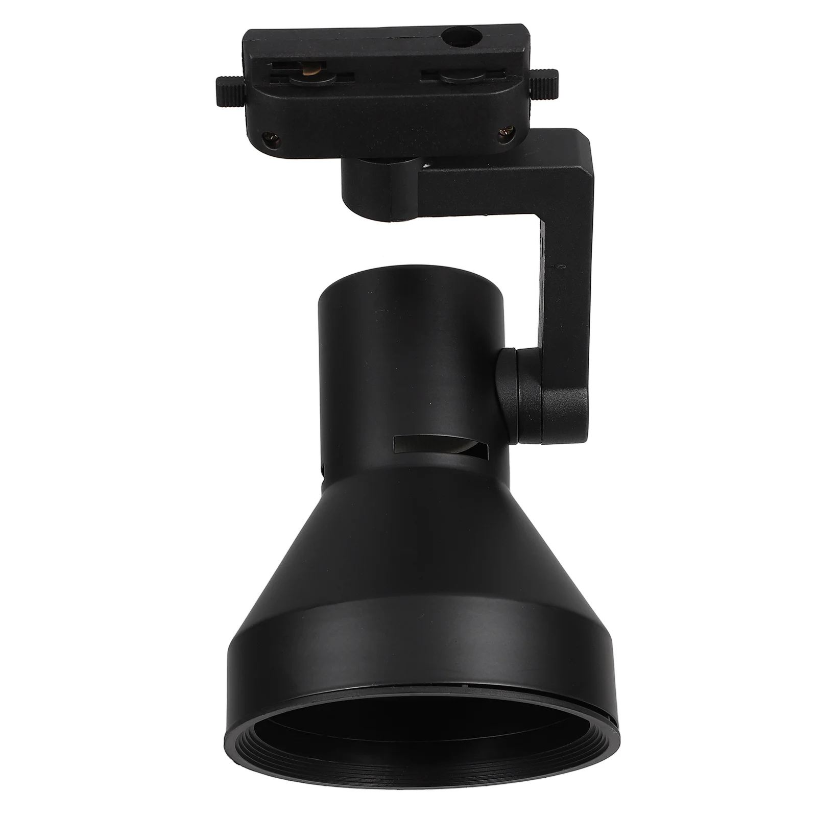 

Led Spot Light Fixture Black Iron E27 Base Adjustable Track Lighting For Indoor Accent Ceiling Rail Up Lights Durable