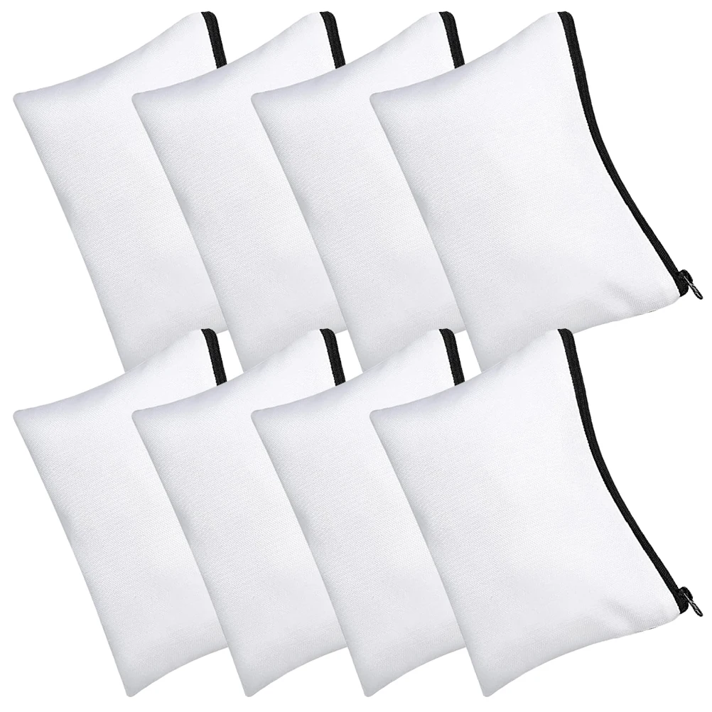 8-sets sublimatiezakje blanco make-uptas reisritszakjes tassen warmteoverdracht etui