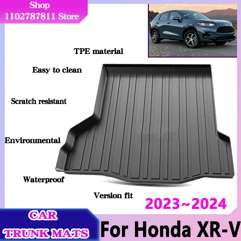 

Car Trunk Cushion for Honda XRV XR-V HRV HR-V VEZEL Accessories 2023 2024 Anti-scratch Waterproof TPE Material Mats Storage Pad