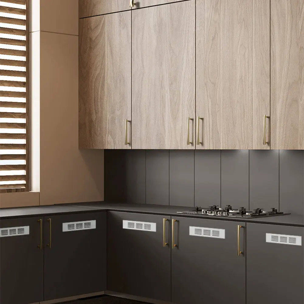 Rectangular Ventilation Grille Aluminum Alloy Air Vent Cover For Furniture Wardrobe Cabinet Shoe Rack Cooling Mesh Panel
