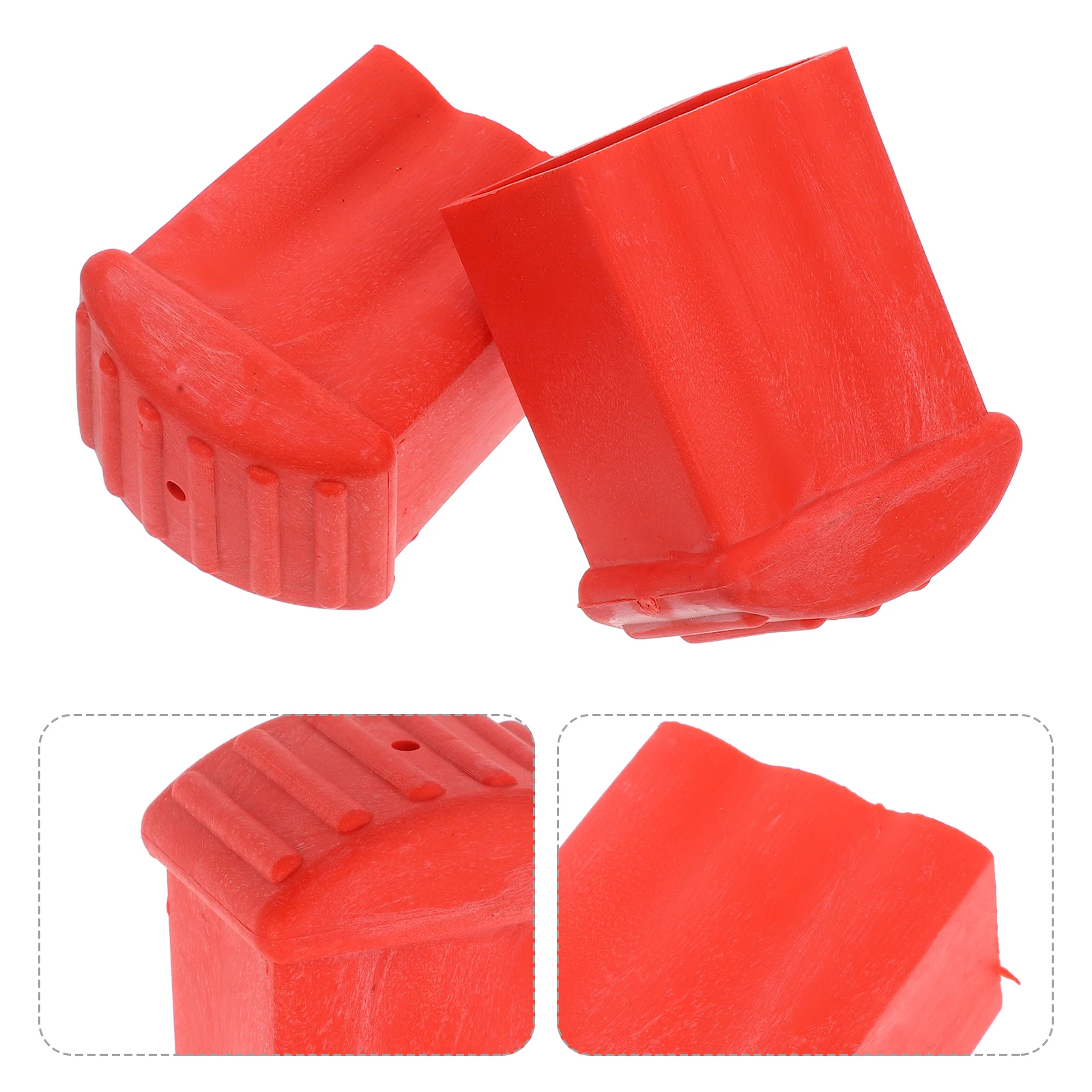 

2pcs Ladder Foot Cover Rubber Anti Slip Stabilizer Pads Durable Cushion End Caps Insulated Engineering Accessories Construction