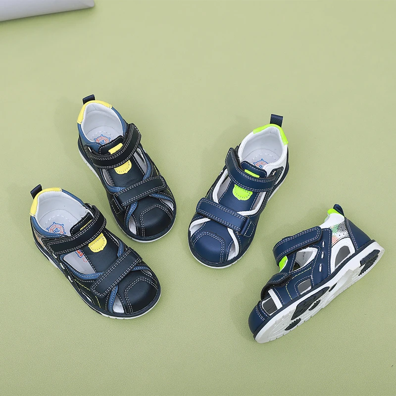 Children Summer Boys Shoes Beach Shoes Front And Rear Bags Non-Slip Baby Sandals Children Shoes