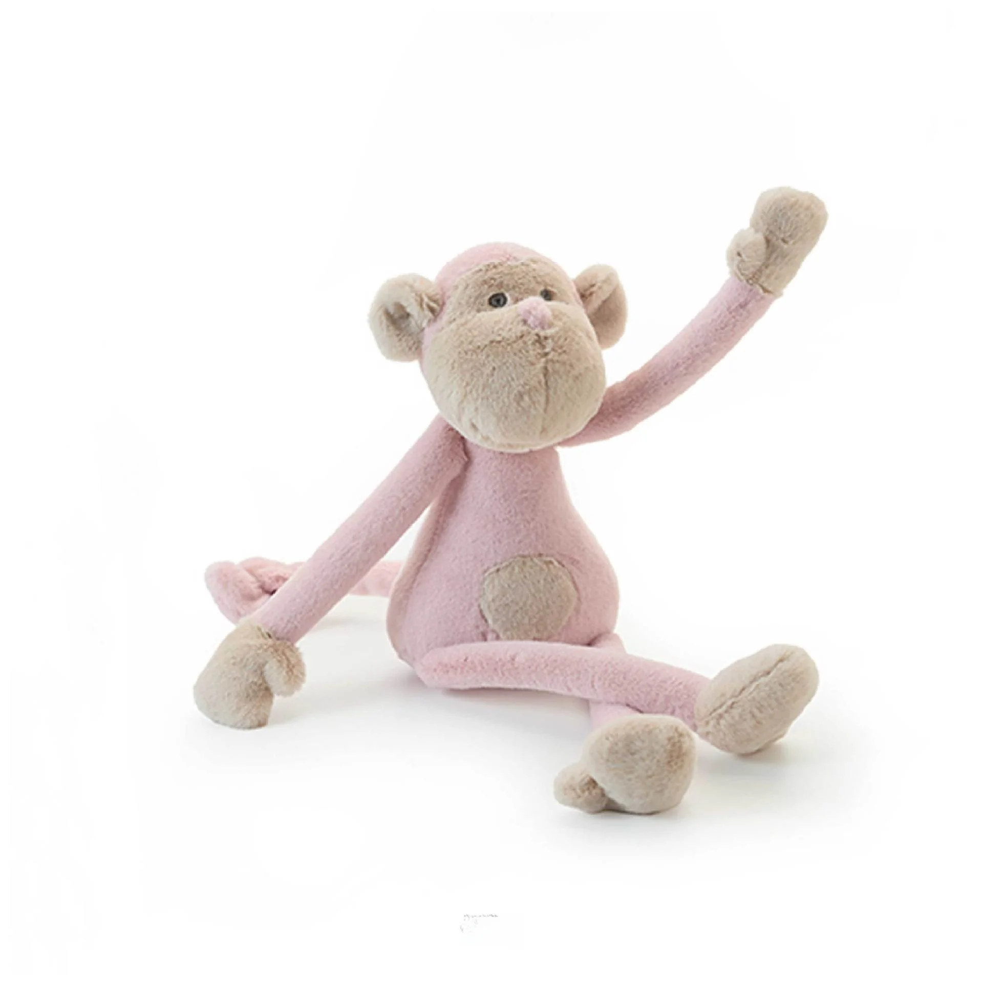 

Розовая мягкая игрушка-обезьянка для девочек, успокаивающая плюшевая игрушка-обезьянка, подарок