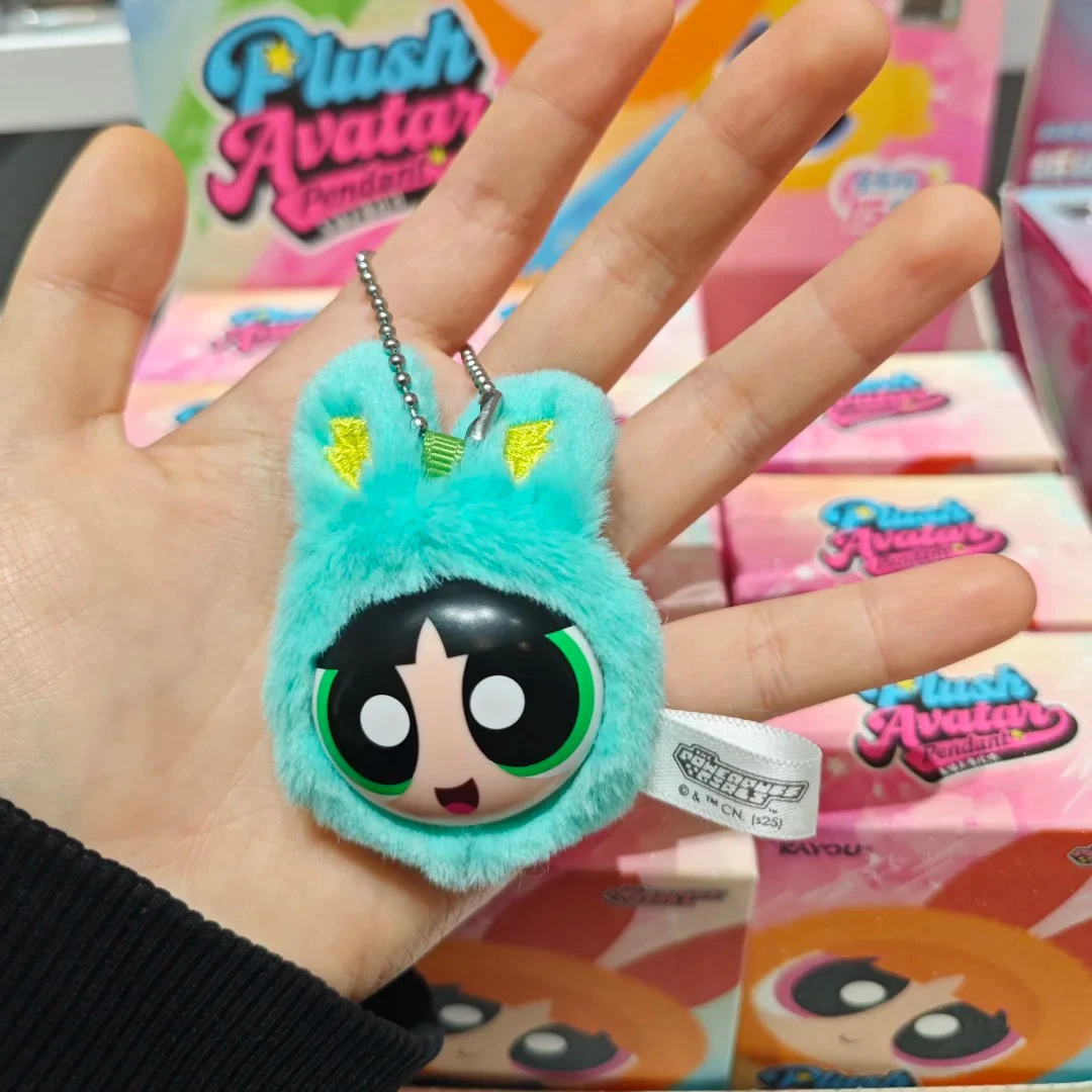 

new Kayou mini The Powerpuff Girls Plush Avatar Pendant Official Anime Peripheral Toy Doll girl Gift toys figure