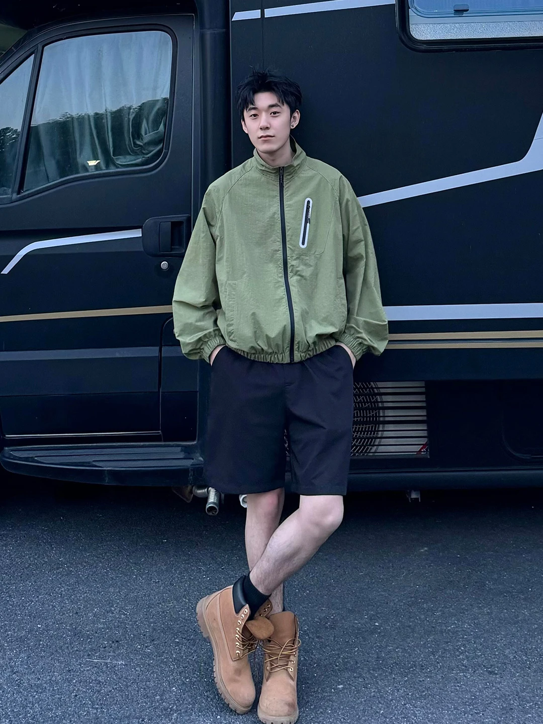 

Мужская летняя ветровка из ледяного шелка Qui Dry для велоспорта на открытом воздухе, легкая, ветрозащитная, с защитой от солнца, свободного кроя, UPF50+, охлаждающая