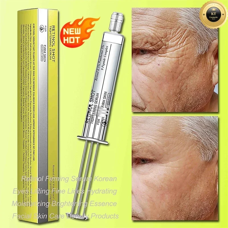 

Retinol Firming Essence Lift Facial Nasolabial Folds Eye Fine Lines Hydrating Moisturizing Brighten Serum Skincare Korean Beauty