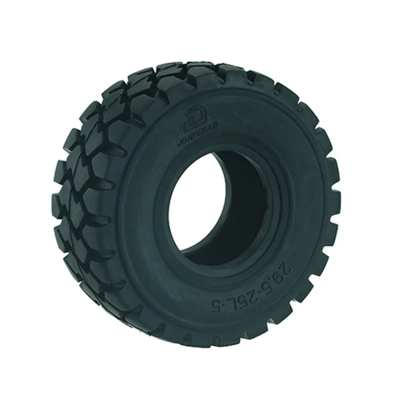 2PCS Rubber Forklift Tyres 137mm Loader Model Tyres for 1/14 RC Trucks Loader