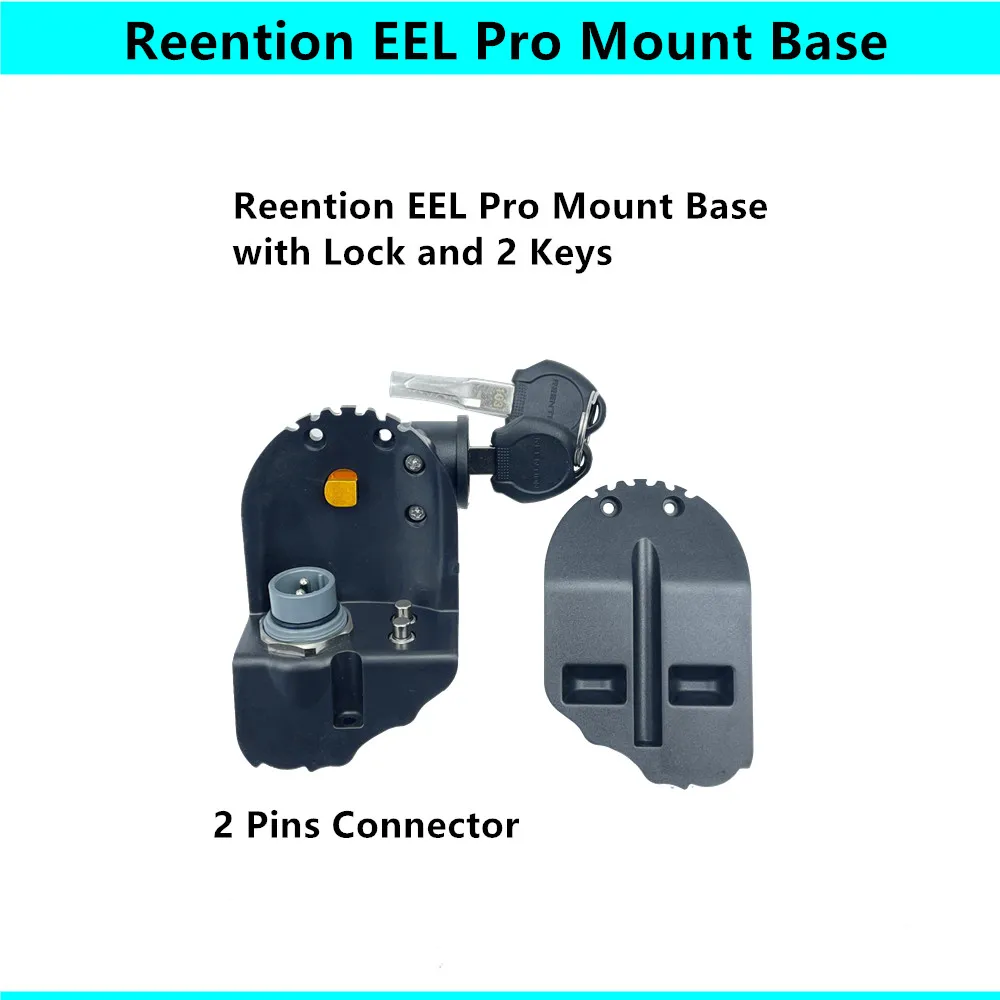 Reention PLA0325 PLA0238 PLA0239 PLA0378 PLA0379 EEL E-bike Battery Plate Connector Plug Bracket Holder Mount Base Mount Lock