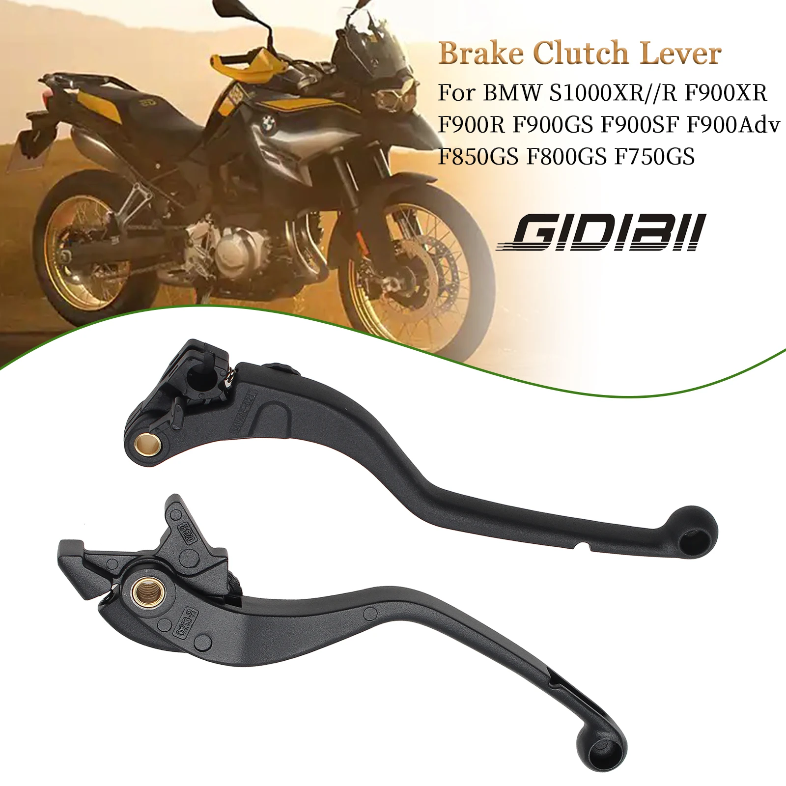 

Front Brake Clutch Levers Motorcycle Control Handles For BMW S1000R S1000XR F750GS F800GS F850GS F900GS F900R F900XR 2017-2024