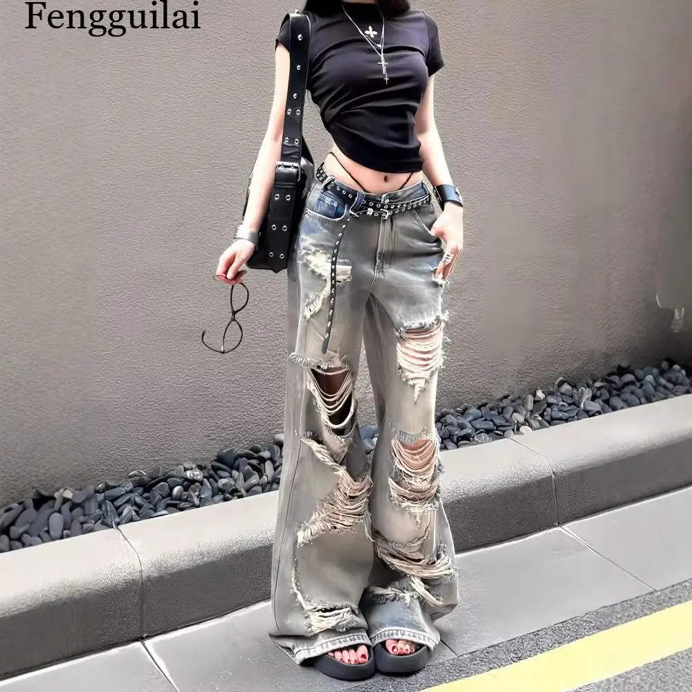 2026New street-style lazy-girl look with wide-leg pants