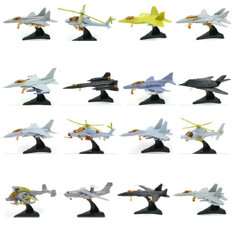 4D 1:165 échelle hélicoptère avion avion assemblage véhicule arme modèle Puzzle Figure Action Collections scène Sandpan jeu jouet